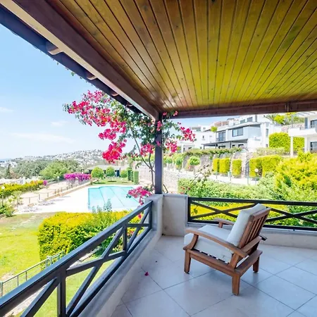 公寓 House With Sea View And Shared Pool In Bodrum *