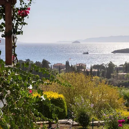 House With Sea View And Shared Pool In Bodrum * 图尔古特雷斯