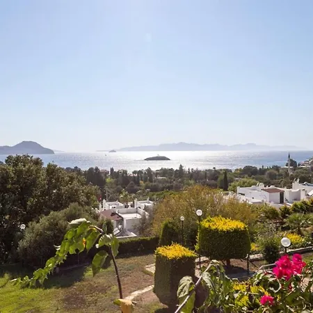 House With Sea View And Shared Pool In Bodrum 公寓 图尔古特雷斯